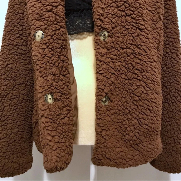 Caslon NWOT Faux Shearling Jacket Women M - Picture 6 of 14